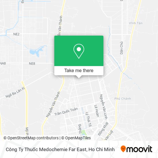 Công Ty Thuốc Medochemie Far East map