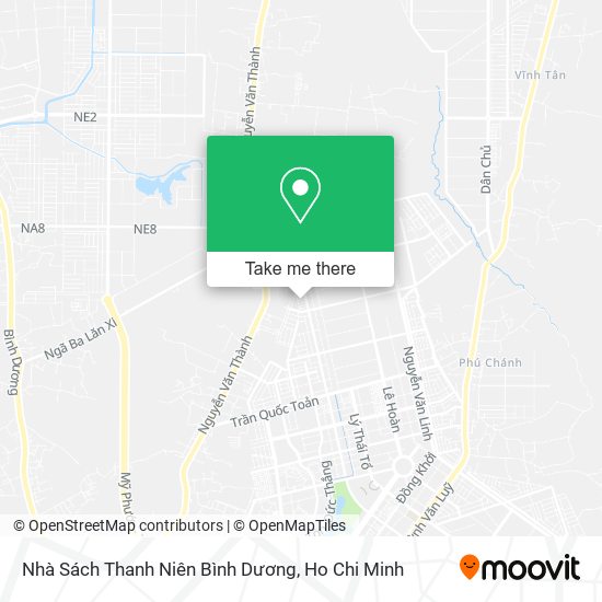 Nhà Sách Thanh Niên Bình Dương map