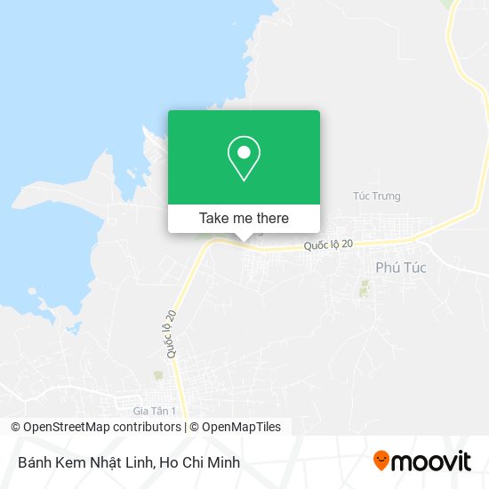 Bánh Kem Nhật Linh map