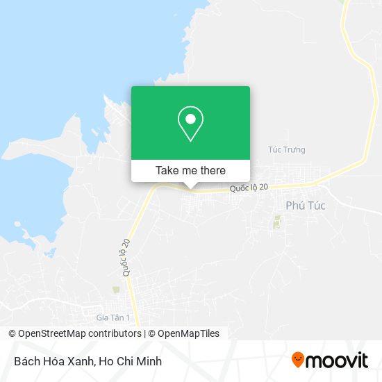 Bách Hóa Xanh map