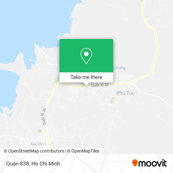 Quán 838 map