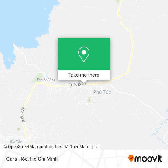 Gara Hòa map