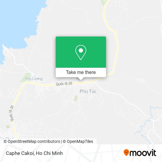 Caphe Cakoi map