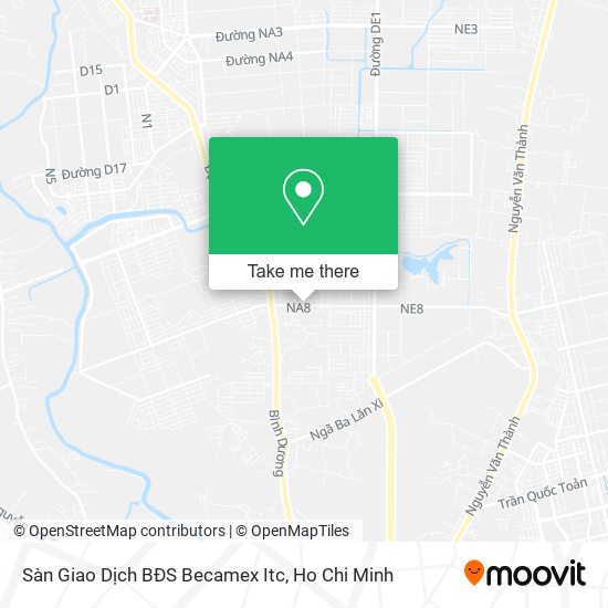 Sàn Giao Dịch BĐS Becamex Itc map