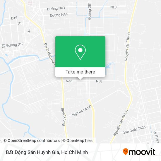 Bất Động Sản Huỳnh Gia map