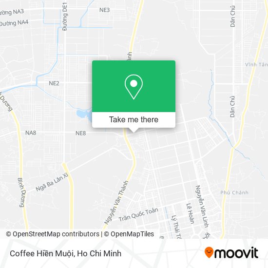 Coffee Hiền Muội map