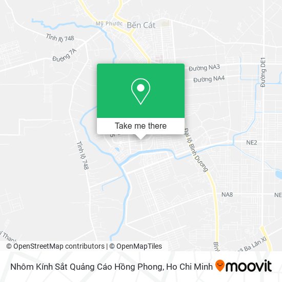 Nhôm Kính Sắt Quảng Cáo Hồng Phong map