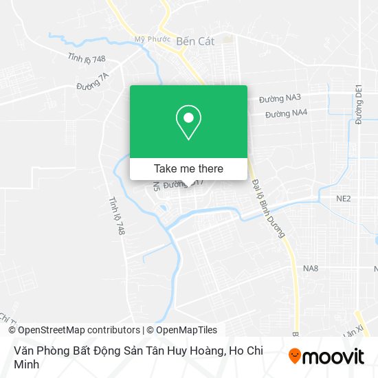 Văn Phòng Bất Động Sản Tân Huy Hoàng map