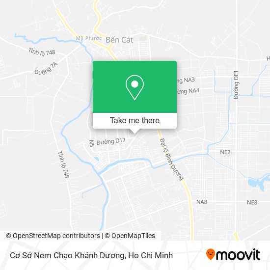 Cơ Sở Nem Chạo Khánh Dương map