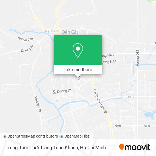 Trung Tâm Thời Trang Tuấn Khanh map