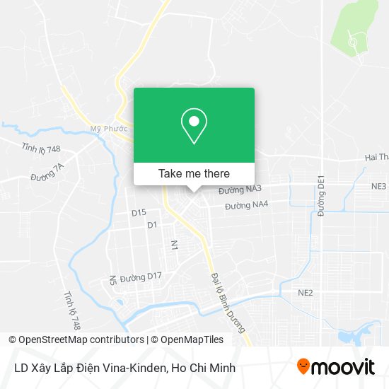 LD Xây Lắp Điện Vina-Kinden map