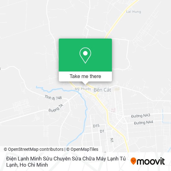 Điện Lạnh Minh Sửu Chuyên Sửa Chữa Máy Lạnh Tủ Lạnh map