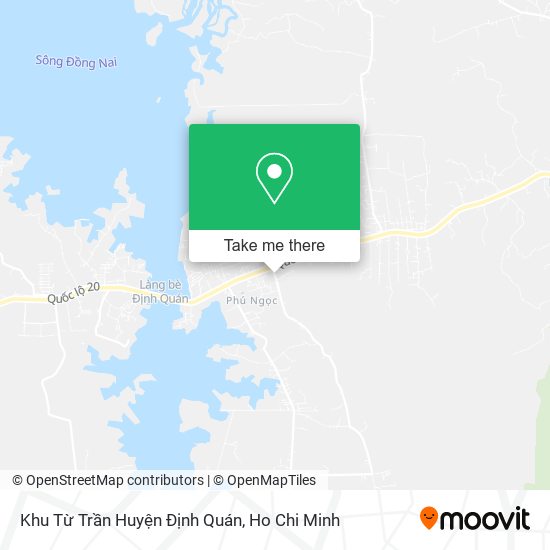 Khu Từ Trần Huyện Định Quán map