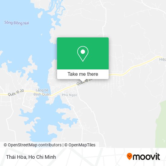 Thái Hòa map