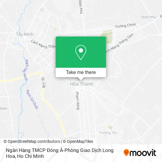 Ngân Hàng TMCP Đông Á-Phòng Giao Dịch Long Hoa map