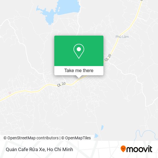 Quán Cafe Rửa Xe map