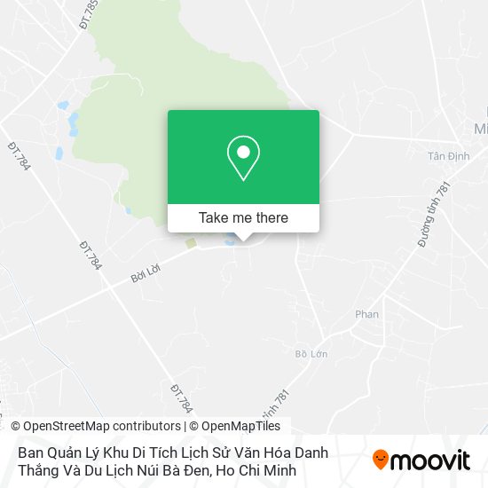 Ban Quản Lý Khu Di Tích Lịch Sử Văn Hóa Danh Thắng Và Du Lịch Núi Bà Đen map