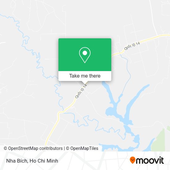 Nha Bích map