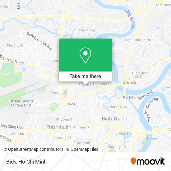Bidv map