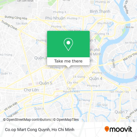 Co.op Mart Cong Quynh map