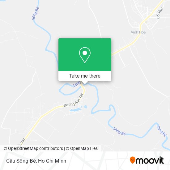 Cầu Sông Bé map