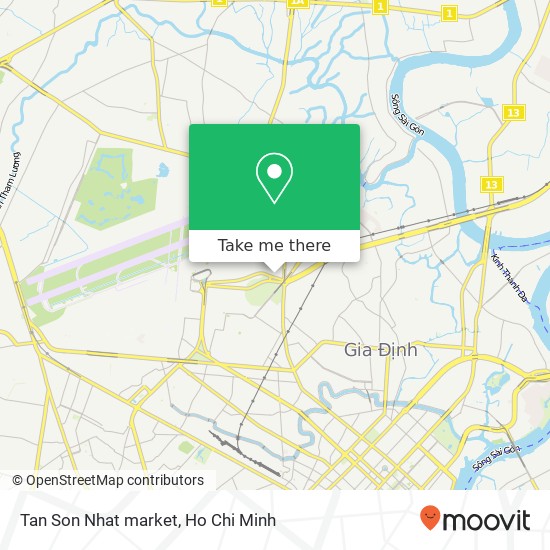 Tan Son Nhat market map