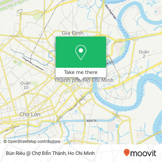 Bún Riêu @ Chợ Bến Thành map