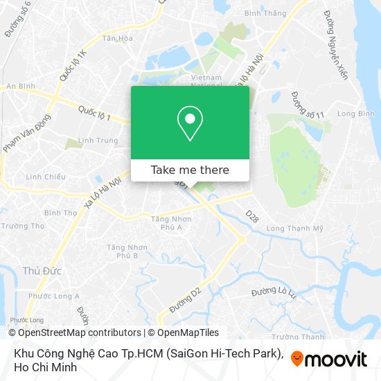 Khu Công Nghệ Cao Tp.HCM (SaiGon Hi-Tech Park) map