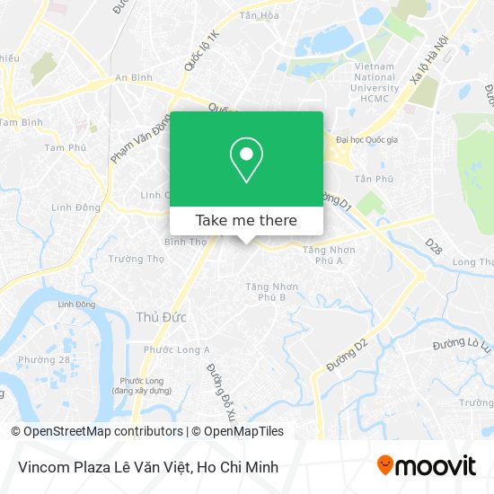 Vincom Plaza Lê Văn Việt map