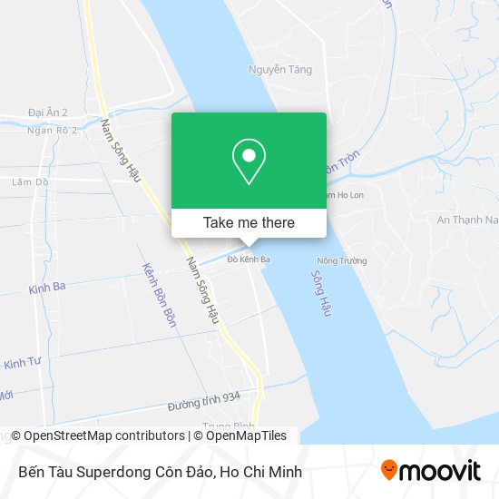 Bến Tàu Superdong Côn Đảo map