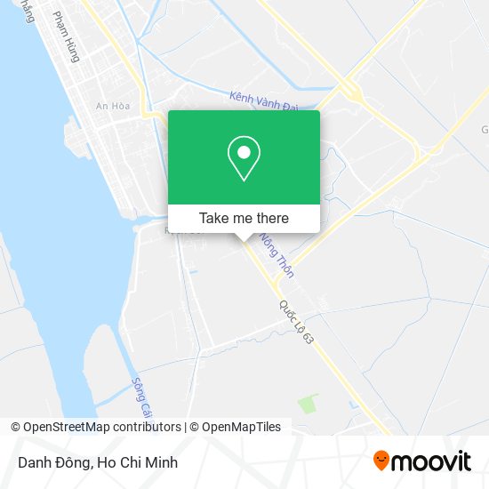 Danh Đông map