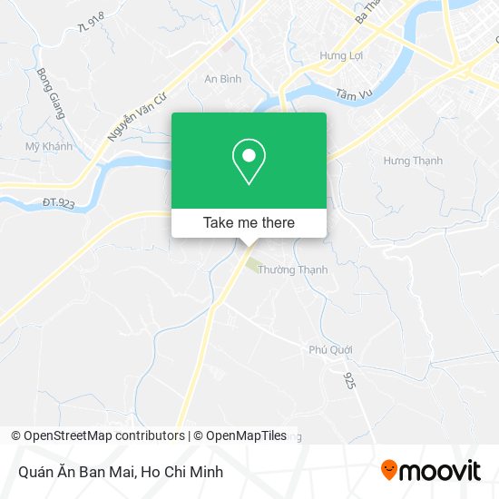 Quán Ăn Ban Mai map