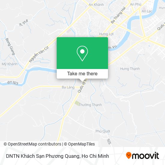 DNTN Khách Sạn Phương Quang map