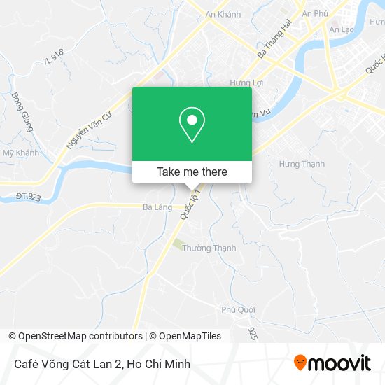 Café Võng Cát Lan 2 map