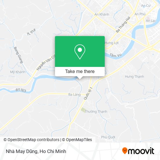 Nhà May Dũng map