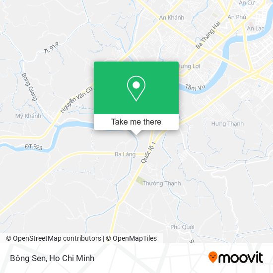 Bông Sen map