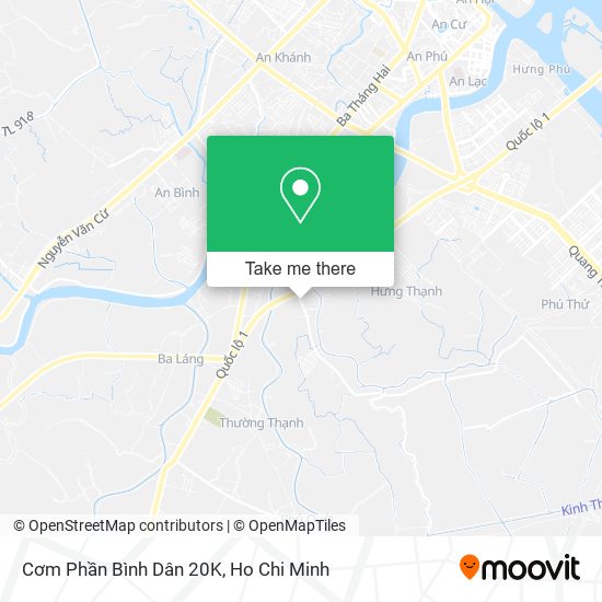 Cơm Phần Bình Dân 20K map