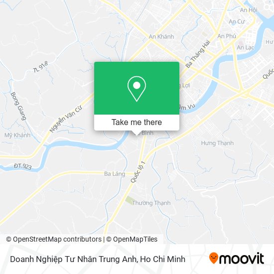 Doanh Nghiệp Tư Nhân Trung Anh map