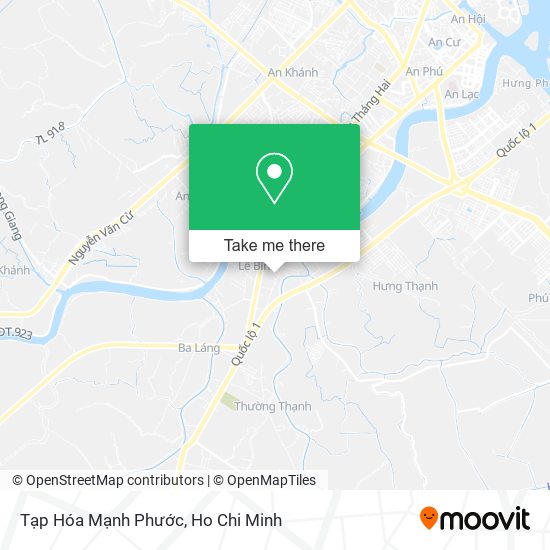 Tạp Hóa Mạnh Phước map