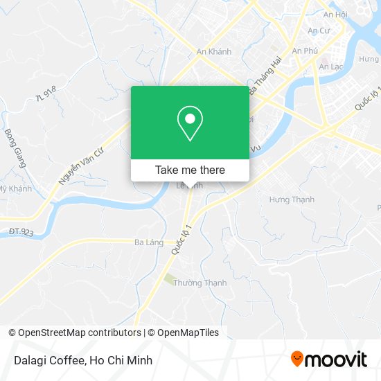 Dalagi Coffee map