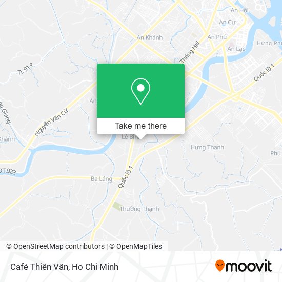 Café Thiên Vân map