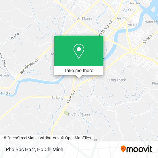 Phở Bắc Hà 2 map