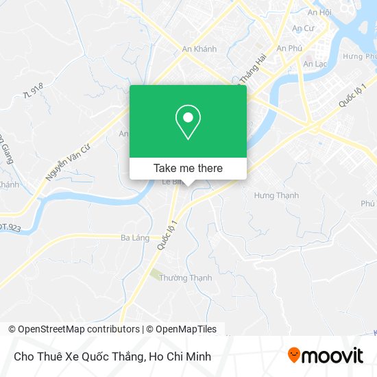Cho Thuê Xe Quốc Thắng map