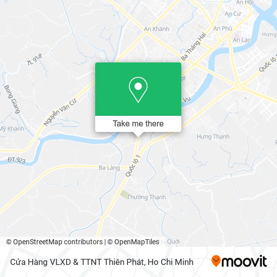 Cửa Hàng VLXD & TTNT Thiên Phát map