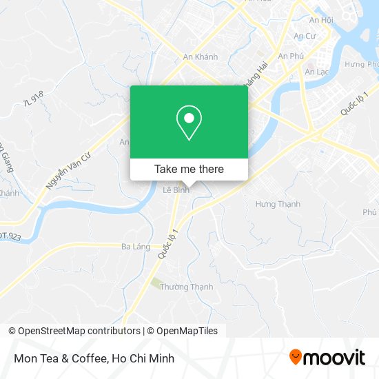 Mon Tea & Coffee map