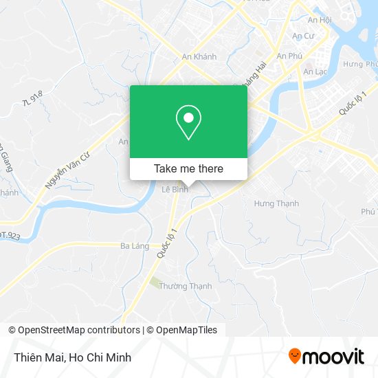 Thiên Mai map