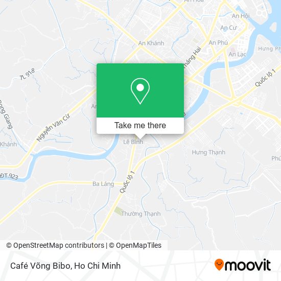 Café Võng Bibo map