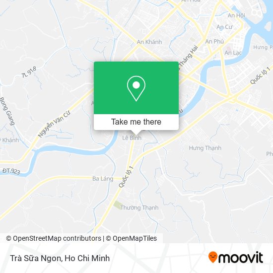 Trà Sữa Ngon map