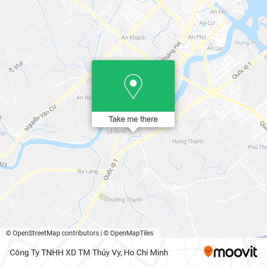 Công Ty TNHH XD TM Thủy Vy map