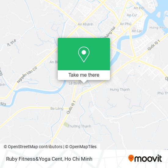 Ruby Fitness&Yoga Cent map